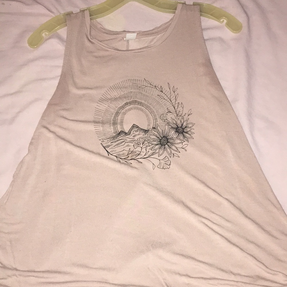 Old Navy dusty pink tank top